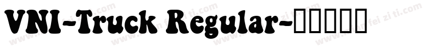 VNI-Truck Regular字体转换